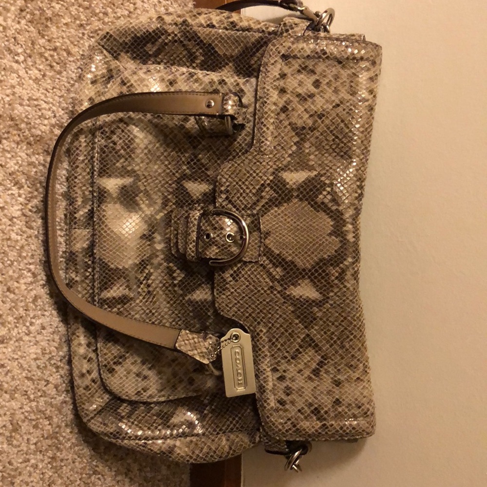 Cute snake print purse